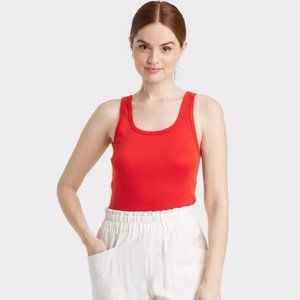 Women's A New Day Red Tank Top Size Extra Large  EUC
